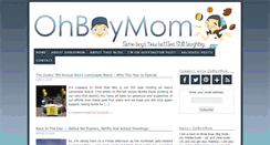 Desktop Screenshot of ohboymom.com